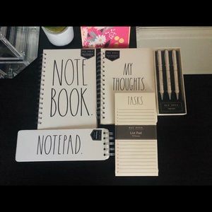 Rae Dunn Journals, Notepad, List Pad & Pens